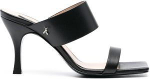 Patrizia Pepe double-strap heeled mules Black