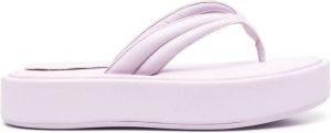 Patrizia Pepe Fly flatform thong-strap sandals Purple