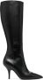 Patrizia Pepe 90mm leather knee-high boots Black - Thumbnail 1