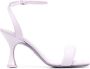 Patrizia Pepe Square Monochrome 100mm sandals Purple - Thumbnail 1