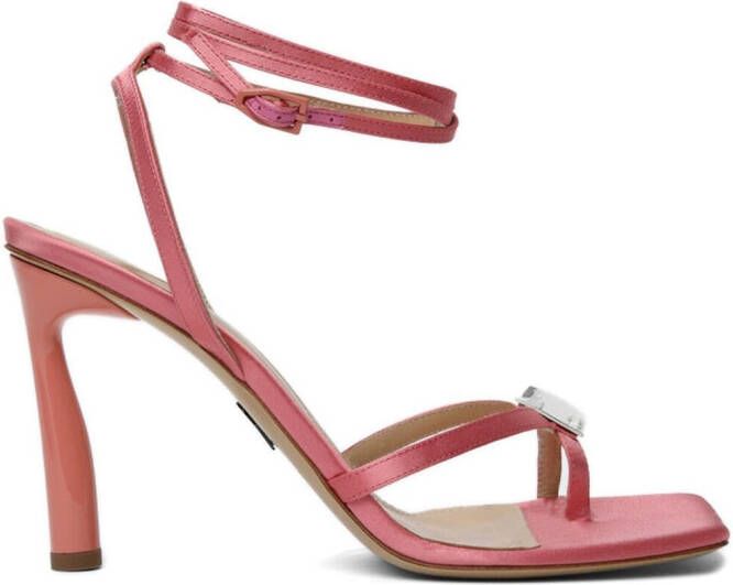 Paul Andrew Cube Toe-Ring 95mm sandals Pink