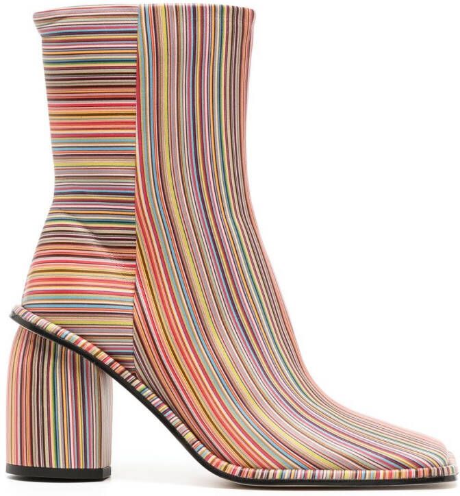 Paul Smith Amber 80mm square toe boots Multicolour