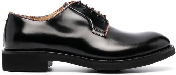 Paul Smith contrast-trim derby shoes Black