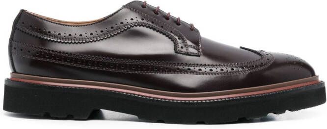 Paul Smith Count decorative-stitching brogues Brown