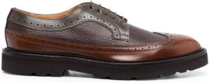 Paul Smith Count panelled leather brogues Brown