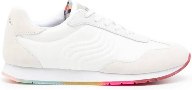 Paul Smith Domino swirl-embroidered sneakers White