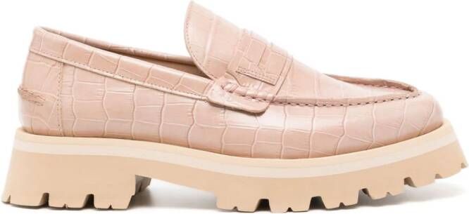 Paul Smith Felicity 40mm leather loafers Pink