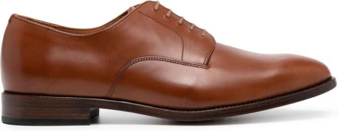 Paul Smith Fes leather Derby shoes Brown