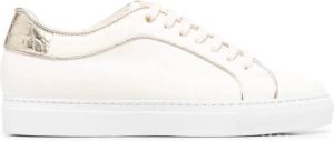 Paul Smith leather lace-up sneakers Neutrals