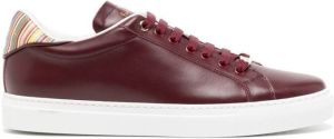 Paul Smith leather low-top sneakers Red