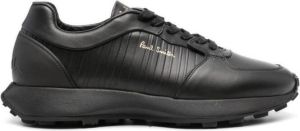 Paul Smith logo-print leather sneakers Black