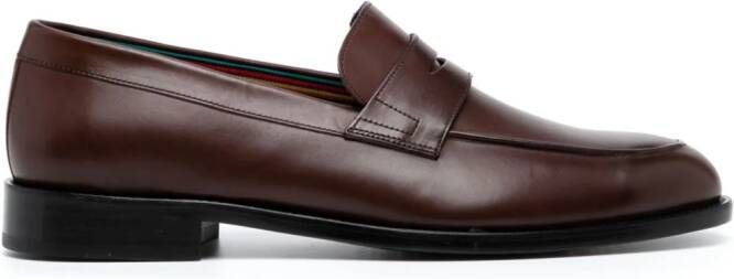Paul Smith Montego leather penny loafers Brown