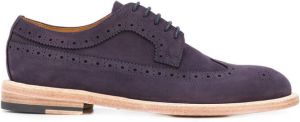 Paul Smith perforated oxford shoes Blue