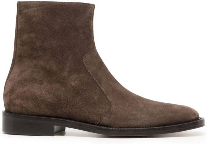 Paul Smith Pileggi suede ankle boots Brown