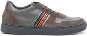 Paul Smith stripe-detail leather sneakers Grey