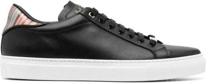 Paul Smith stripe-detailing lace-up sneakers Black