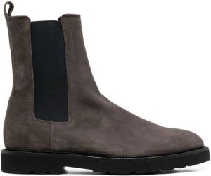 Paul Smith striped suede Chelsea boots Grey