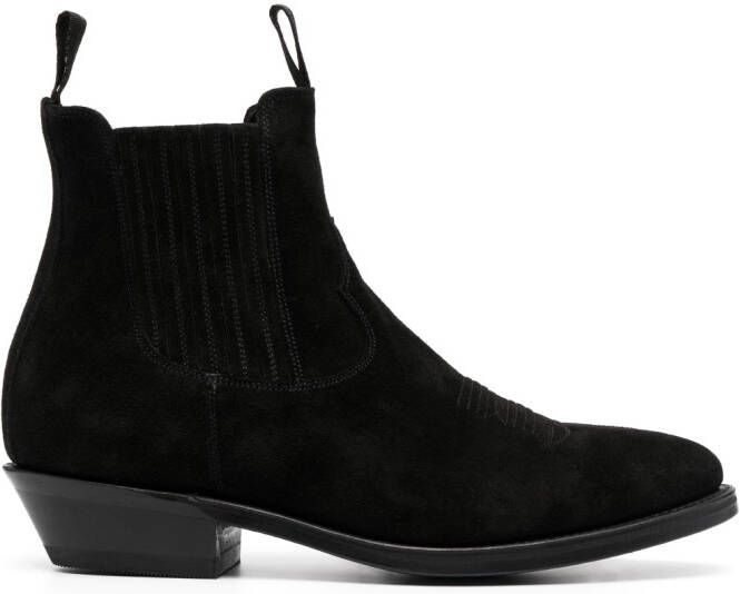 Paul Warmer ankle suede boots Black
