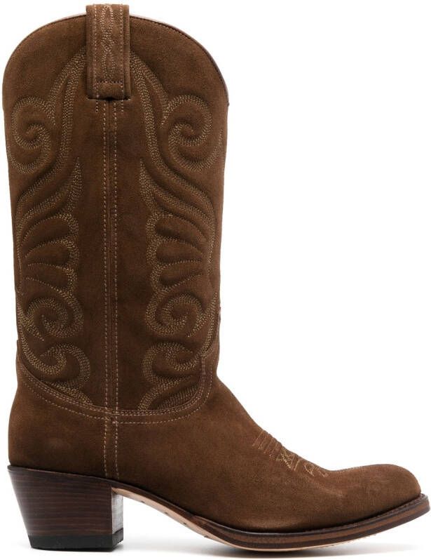 Paul Warmer Kansas De Luxe cowboy boots Brown