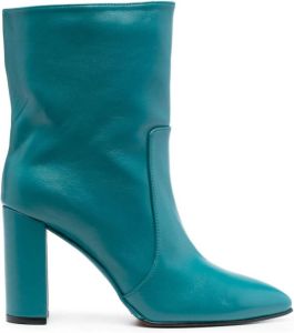 Paul Warmer pointed ankle boots Blue
