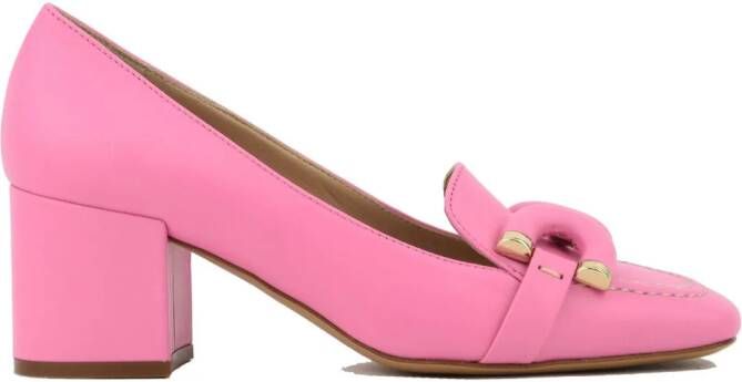 Paul Warmer x Roberto Festa Haraby 50mm leather pumps Pink