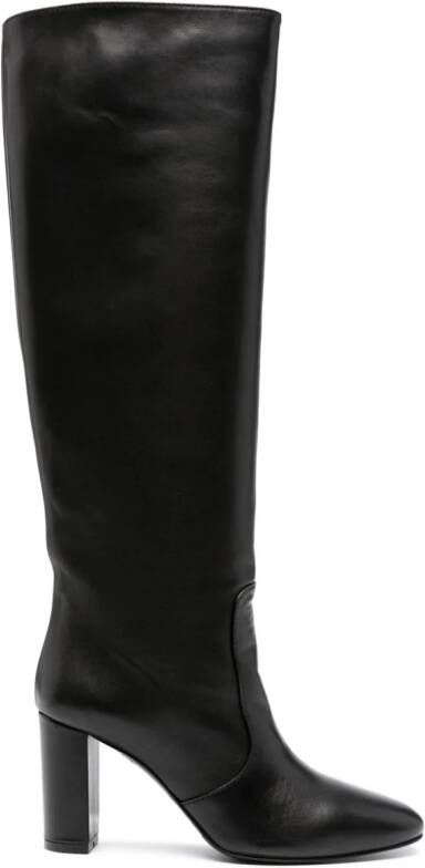 Paul Warmer Viona 90mm almond-toe boots Black