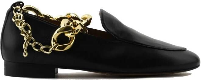 Paul Warmer x Toral Chain leather loafers Black