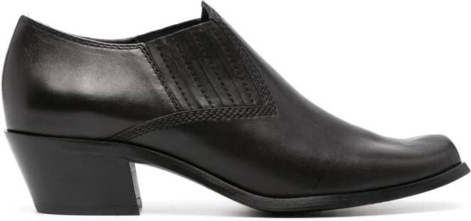 Pedro Garcia Bine 60mm leather boots Black