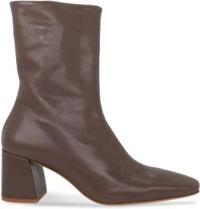 Pedro Garcia Ilisa 60mm leather ankle boots Brown