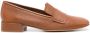 Pedro Garcia square-toe leather loafers Brown - Thumbnail 1