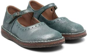 Pèpè Alice buckle-fastening ballerina shoes Blue