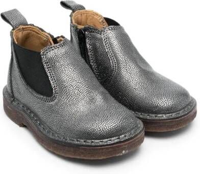 Pèpè ankle leather boots Grey