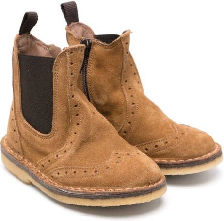 Pèpè Aziki suede boots Brown