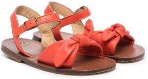 Pèpè bow-detail open-toe sandals Red