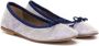 Pèpè bow detailed ballerina shoes Blue - Thumbnail 1