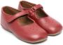 Pèpè buckle-fastening leather ballerinas Red - Thumbnail 1