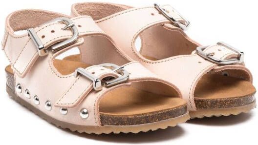 Pèpè buckle-fastening leather sandals Neutrals