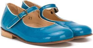 Pèpè buckle strap flat ballerinas Blue