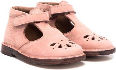Pèpè cut-out detail leather shoes Pink