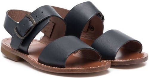 Pèpè double-strap flat sandals Blue