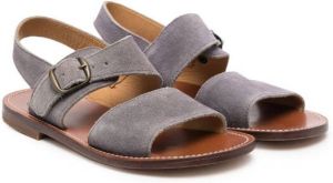 Pèpè double-strap flat sandals Grey