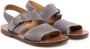 Pèpè double-strap flat sandals Grey - Thumbnail 1