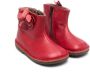Pèpè floral-appliqué leather boots Red - Thumbnail 1