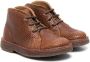 Pèpè lace-up leather boots Brown - Thumbnail 1