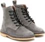 Pèpè lace-up suede boots Grey - Thumbnail 1