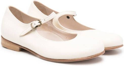 Pèpè leather ballerina-shoes Neutrals