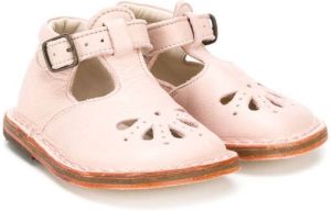Pèpè leather crib shoes Pink