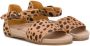 Pèpè leopard print sandals Brown - Thumbnail 1