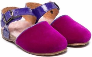 Pèpè Letizia velvet sandals Purple
