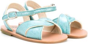 Pèpè low-heel open-toe sandals Blue
